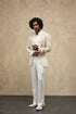 Dori Half Moon Blazer Set with Kamarband & Bow-tie